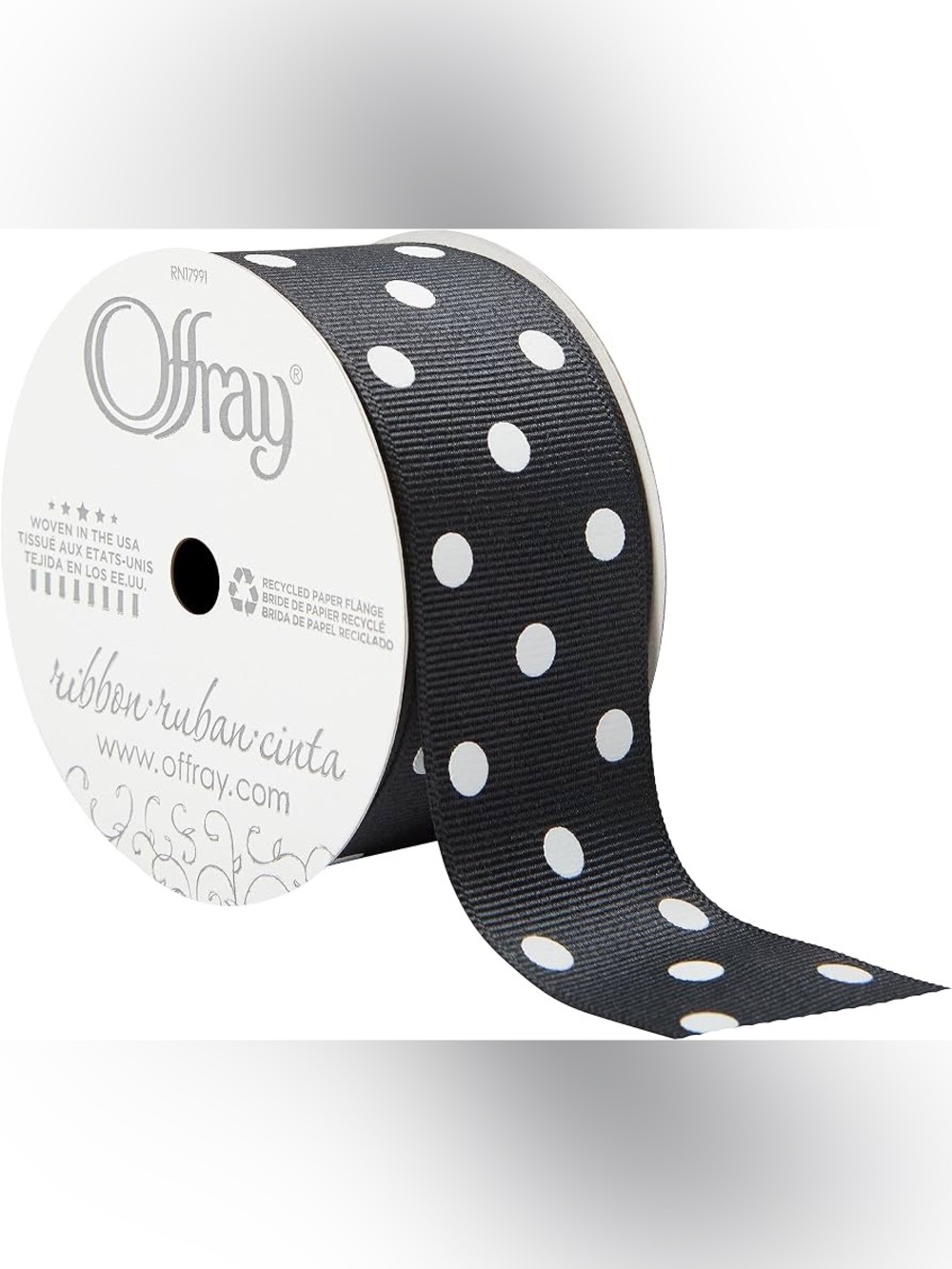 Offary 1.5” Wide Craft and Decorative Ribbon
